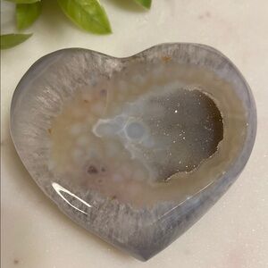 Heart-Shaped Agate Stone